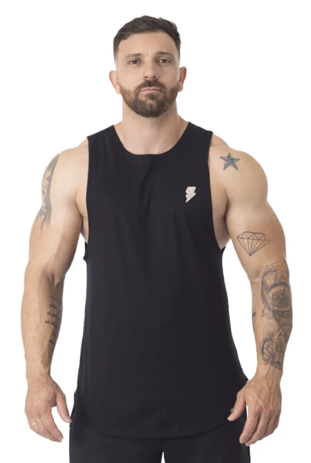 Regata Crown Tank Minimalist Preto