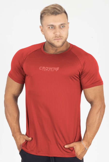 Camiseta Crown Dry Fit ice Red