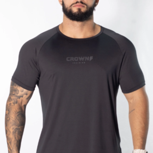 Camiseta Crown Dry Fit Ice Preta