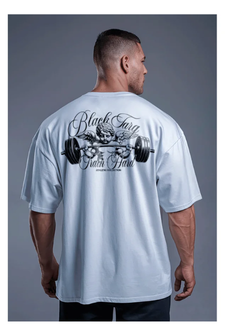Camiseta Oversized Train Hard
