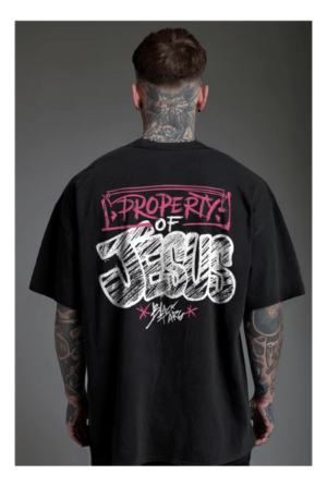 Camiseta Oversized Property Of Jesus
