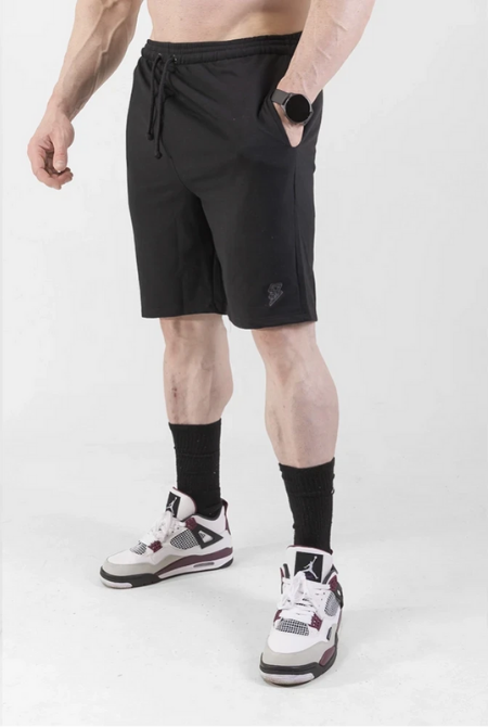 Bermuda Crown Moletom Tradicional Dark Bordada Preto