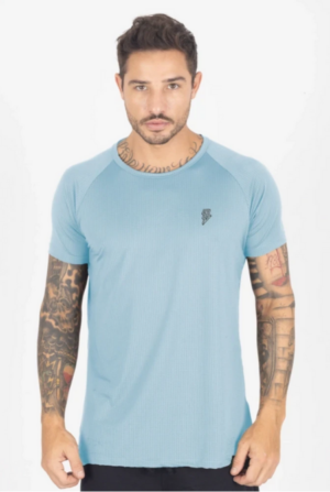 Camiseta Crown Dry Fit ice Classic Azul Bebê