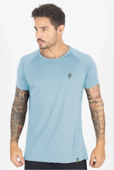 Camiseta Crown Dry Fit ice Classic Azul Bebê