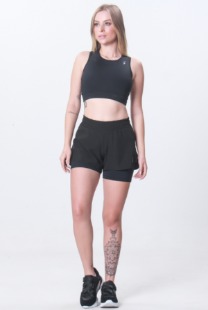 SHORT DUPLO FEMININO