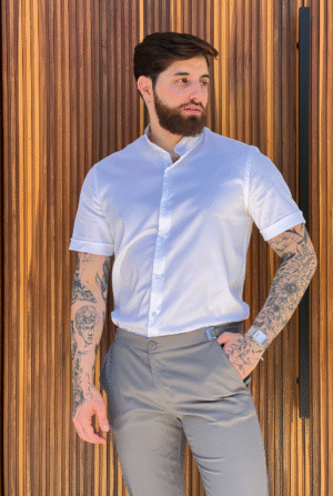 CAMISA GOLA PADRE BRANCA