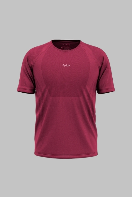 Camiseta Apex Dry New Tenacity Vinho - Sem Costura
