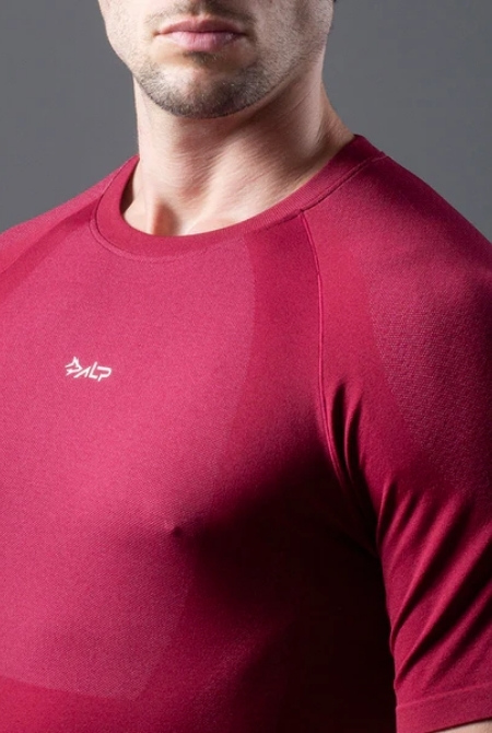 Camiseta Apex Dry New Tenacity Vinho - Sem Costura - Imagem 4