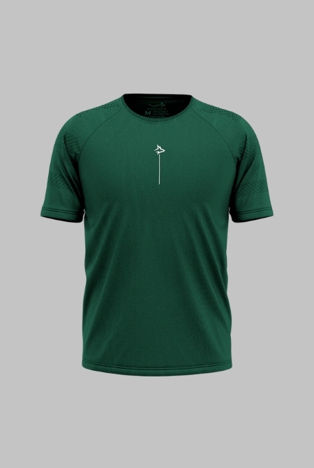 Camiseta Apex Dry Line Lupus Verde - Sem Costura