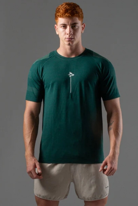Camiseta Apex Dry Line Lupus Verde - Sem Costura - Imagem 2