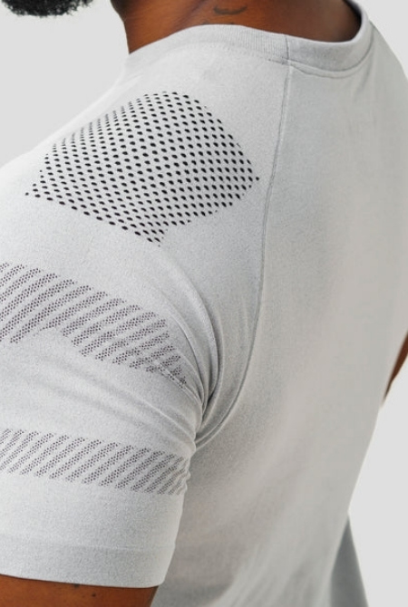 Camiseta Apex Dry Line Lupus Cinza Gelo - Sem Costura - Imagem 4