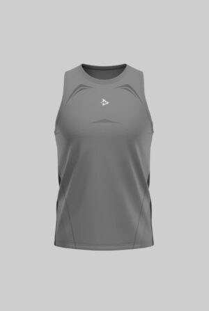 Regata Apex Dry Power Cinza - Sem Costura