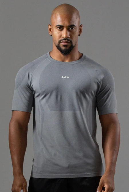 Camiseta Apex Dry New Tenacity Cinza - Sem Costura - Imagem 2