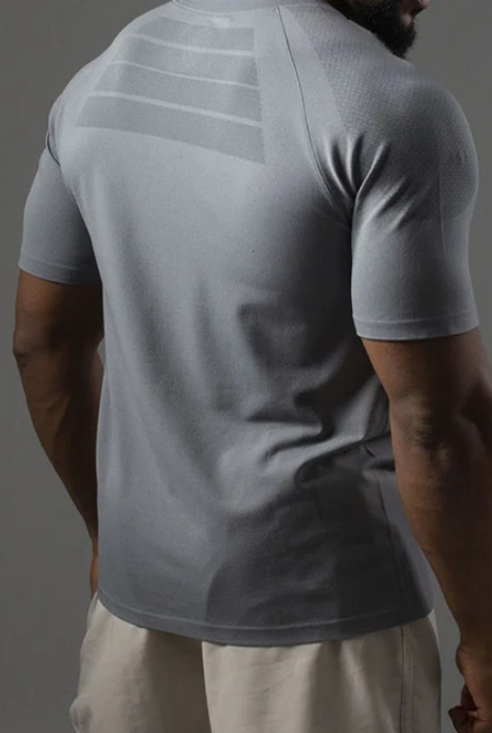 Camiseta Apex Dry New Tenacity Cinza - Sem Costura - Imagem 5