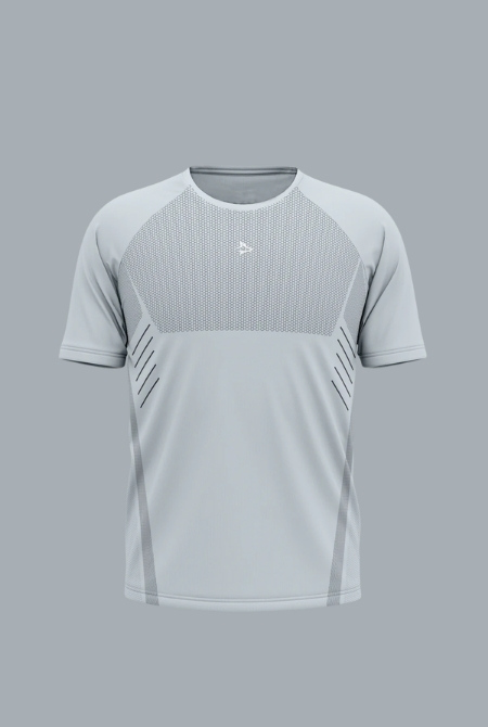 Camiseta Apex Dry Iron Cinza Gelo - Sem Costura
