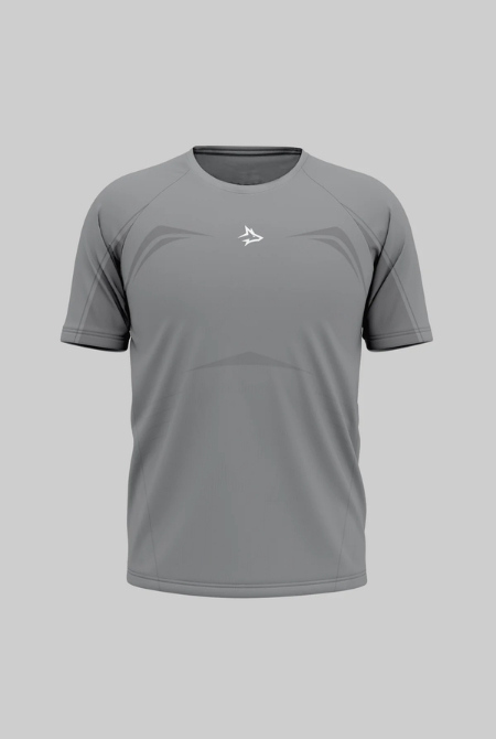 Camiseta Apex Dry Power Cinza - Sem Costura