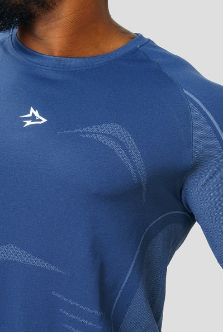 Camiseta Apex Dry Power Marinho - Sem Costura - Imagem 2