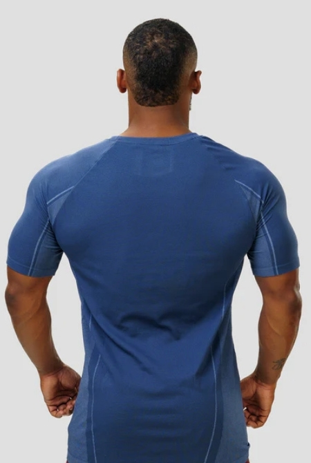Camiseta Apex Dry Power Marinho - Sem Costura - Imagem 3