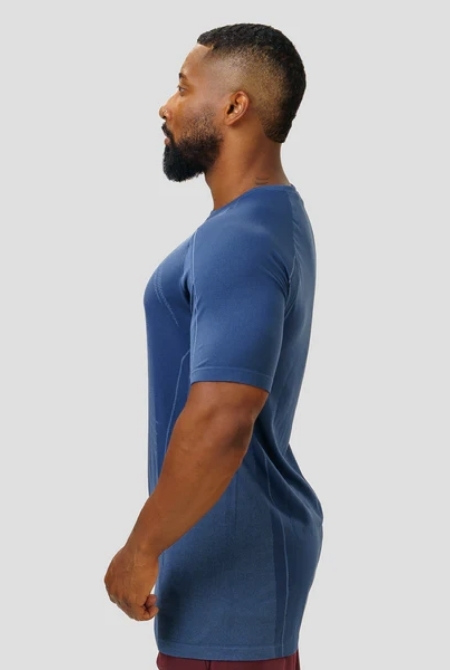 Camiseta Apex Dry Power Marinho - Sem Costura - Imagem 4