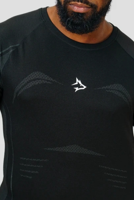 Camiseta Apex Dry Power Preto - Sem Costura - Imagem 3