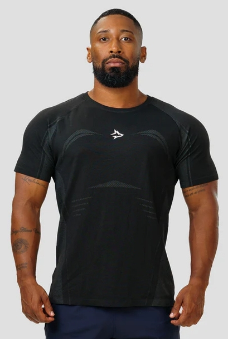 Camiseta Apex Dry Power Preto - Sem Costura - Imagem 2