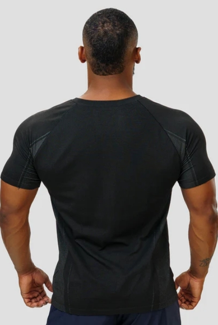 Camiseta Apex Dry Power Preto - Sem Costura - Imagem 4