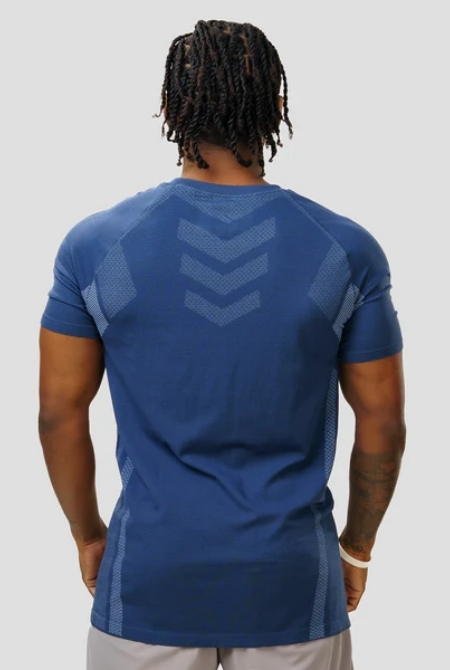 Camiseta Apex Dry Iron Marinho - Sem Costura - Imagem 5