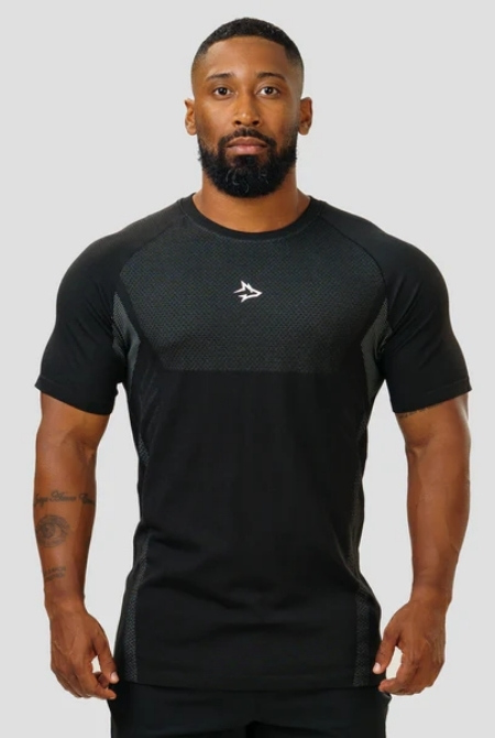 Camiseta Apex Dry Iron Preto - Sem Costura - Imagem 3