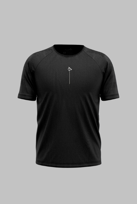 Camiseta Apex Dry Line Lupus Preto - Sem Costura