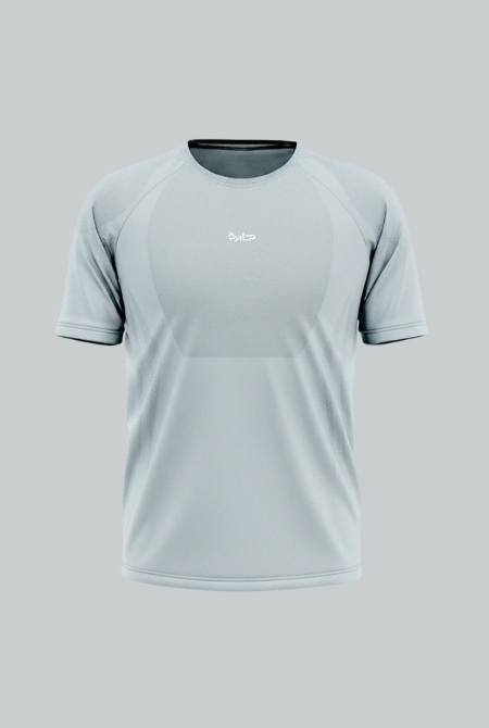 Camiseta Apex Dry New Tenacity Cinza Gelo - Sem Costura