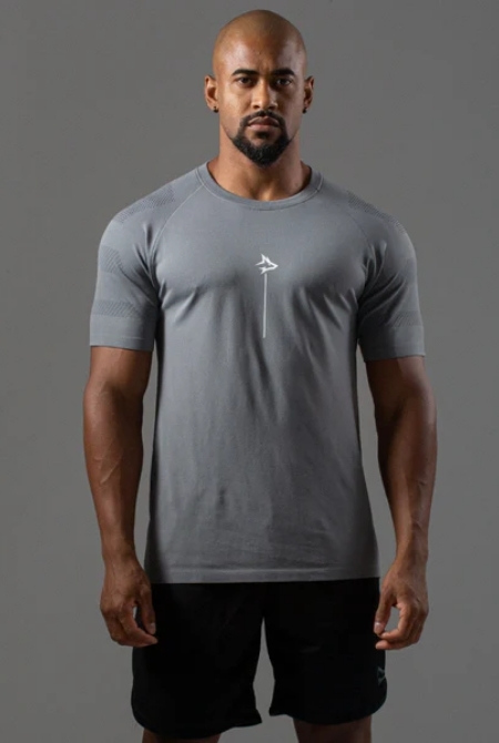 Camiseta Apex Dry Line Lupus Cinza - Sem costura - Imagem 2