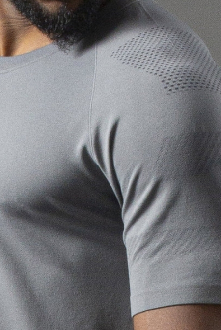 Camiseta Apex Dry Line Lupus Cinza - Sem costura - Imagem 3