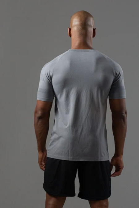 Camiseta Apex Dry Line Lupus Cinza - Sem costura - Imagem 4