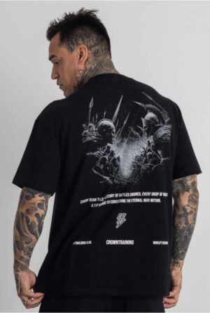 Camiseta Oversized Warlift Guerra Eterna
