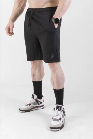 Bermuda Crown Moletom Tradicional Dark Bordada Preta