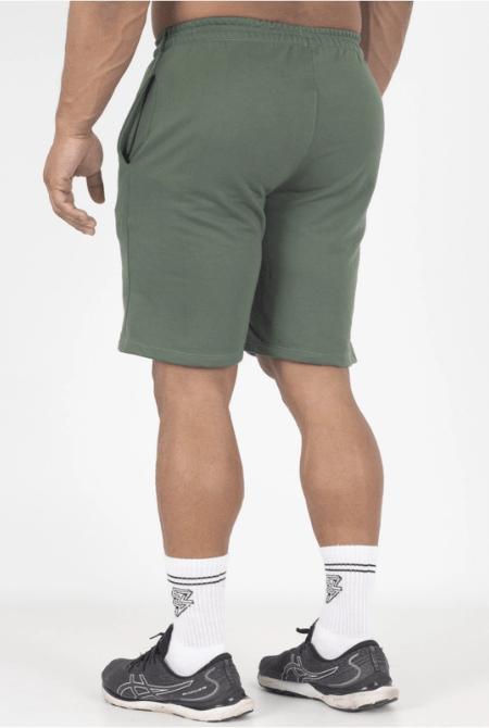 Bermuda Crown Moletom Tradicional Bodybuilding Bordada Verde Escur