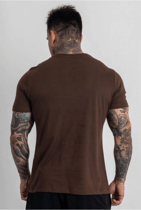 Camiseta Crown Training HardLine Marrom